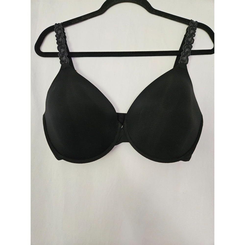 NATORI 732080 Pure Luxe T-Shirt Smooth Contour Bra Black Size 34G